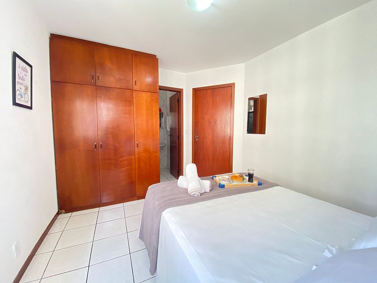 CB54 - Churrasqueira, 2 Dorm Climatizados, Garagem