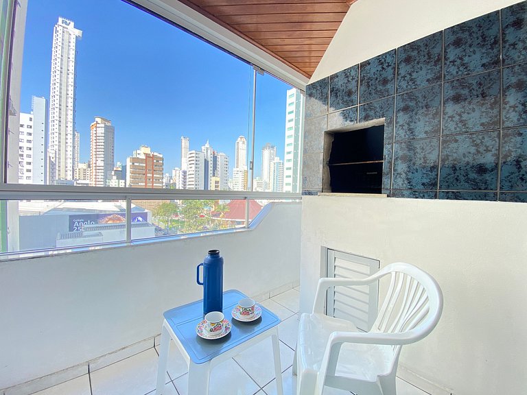 CB54 - Churrasqueira, 2 Dorm Climatizados, Garagem