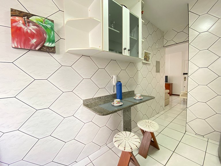 CB54 - Churrasqueira, 2 Dorm Climatizados, Garagem