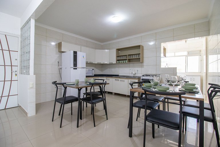 ABM22 - Frente Mar, 3 Dorm Climatizados, Garagem