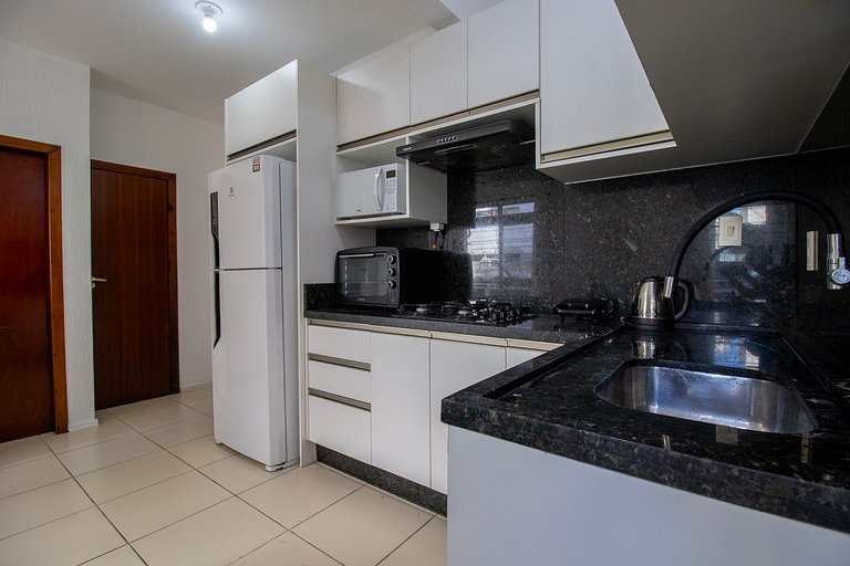JOA21 - 2 Dorm, Climatizado, Wi-Fi, Garagem