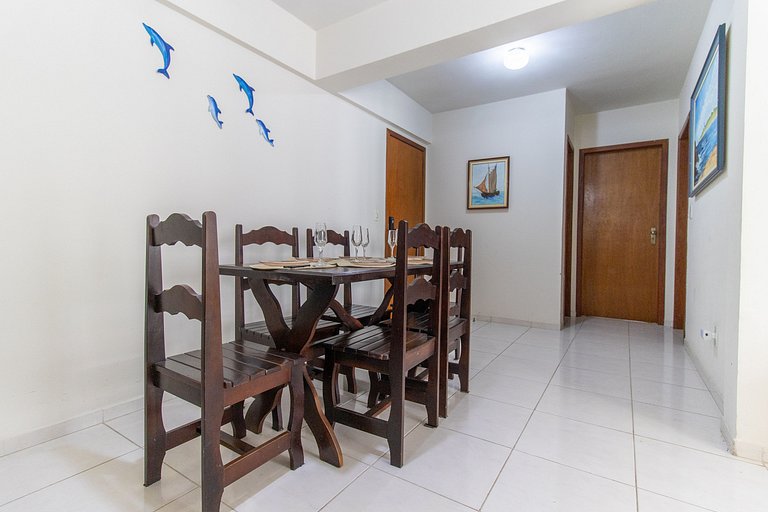 VNZ42B - Climatizado, Quadra Mar, Garagem, Wi-Fi