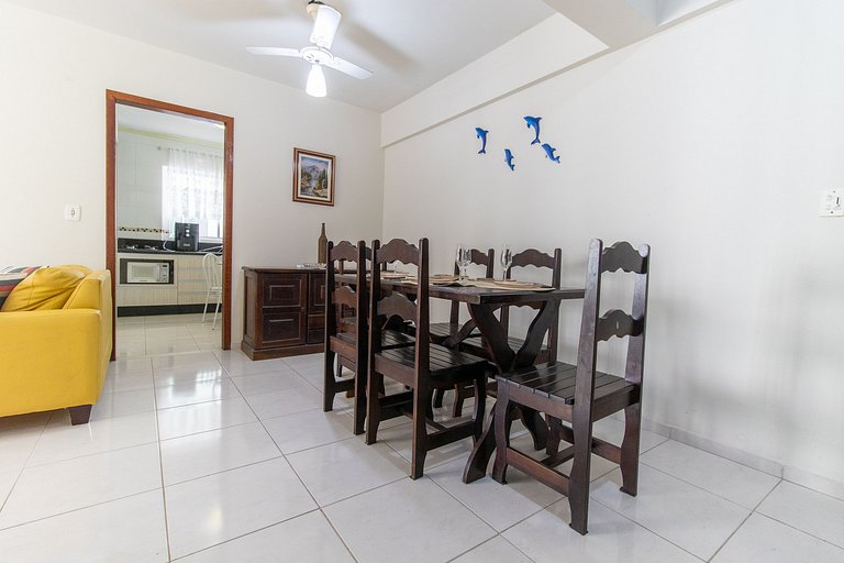 VNZ42B - Climatizado, Quadra Mar, Garagem, Wi-Fi