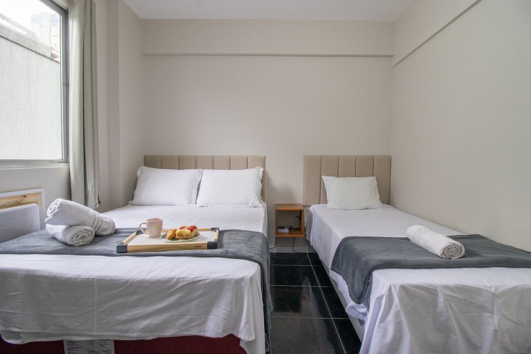 ICP35 - 2Dorm, Wi-fi, TV Smart; Passeio San Miguel