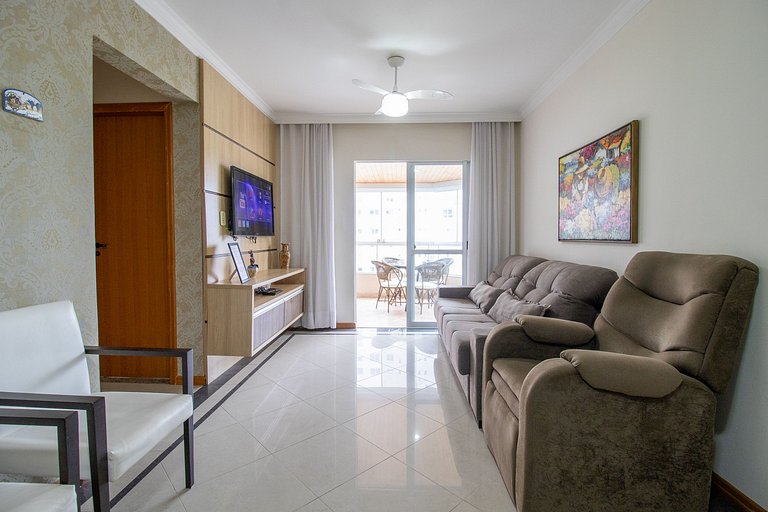 MRF113 - Quadra mar, Churrasqueira, 2Dorm, Garagem