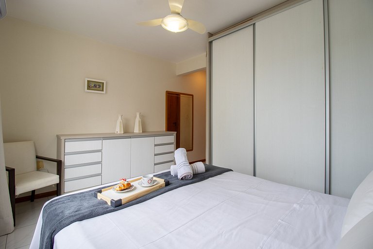 MRF113 - Quadra mar, Churrasqueira, 2Dorm, Garagem