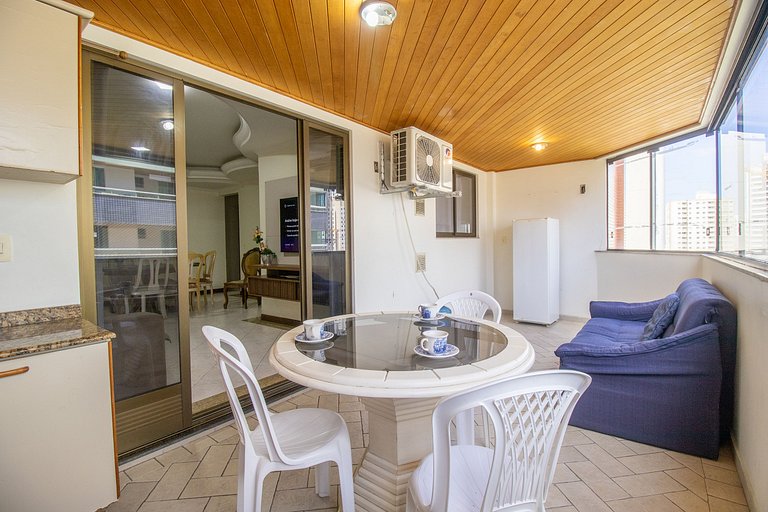 CSL61 - Churrasqueira, Climatizado, Sacada, 3 Dorm