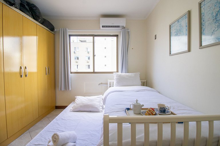 CSL61 - Churrasqueira, Climatizado, Sacada, 3 Dorm