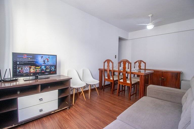VNZ13A - Quadra Mar, Garagem, Climatizado, Wi-Fi