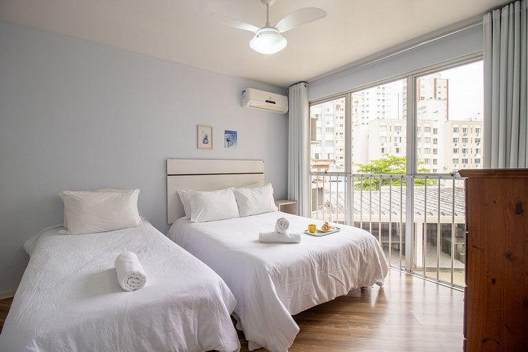 PRG13 - 4 Dorm, Climatizado, Garagem, Wi-Fi