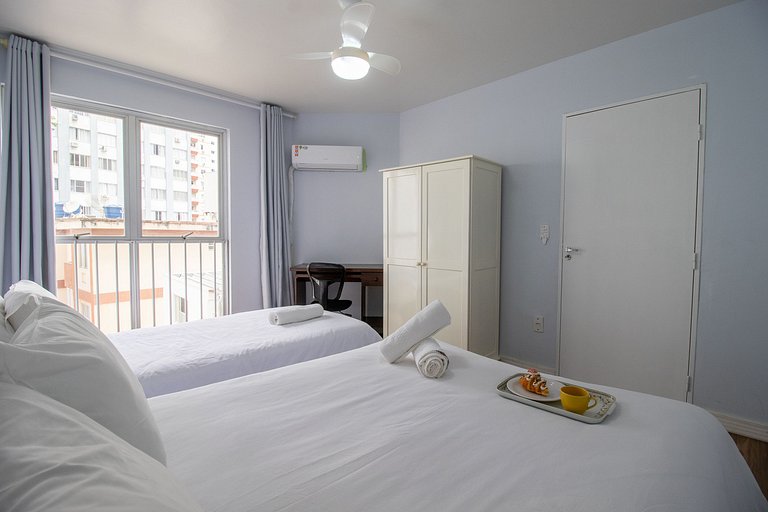 PRG13 - 4 Dorm, Climatizado, Garagem, Wi-Fi