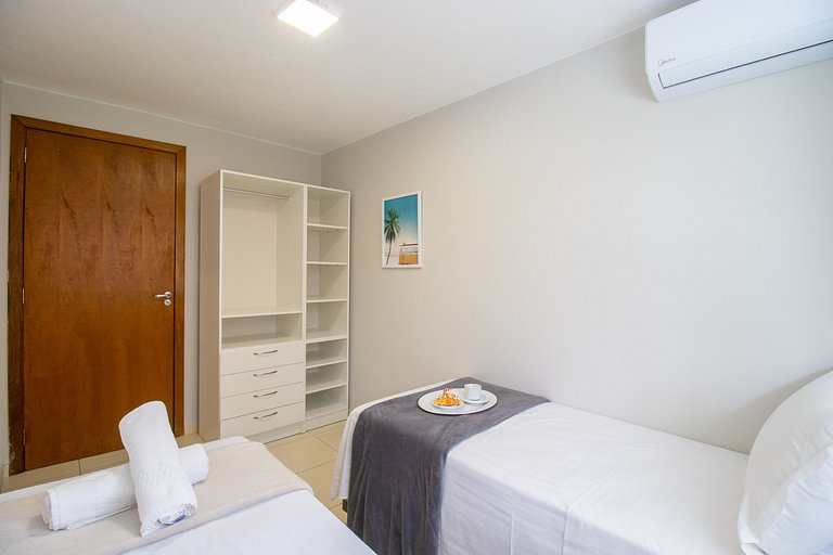 NUN23 - 2Dorm, Garagem, Sacada, TV Smart