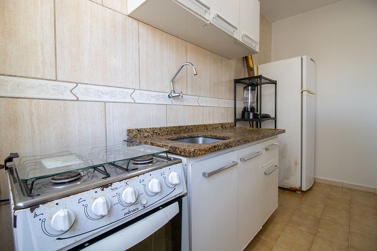 CLI83 - Quadra Mar, Calçadão, Garagem, 1 Dorm