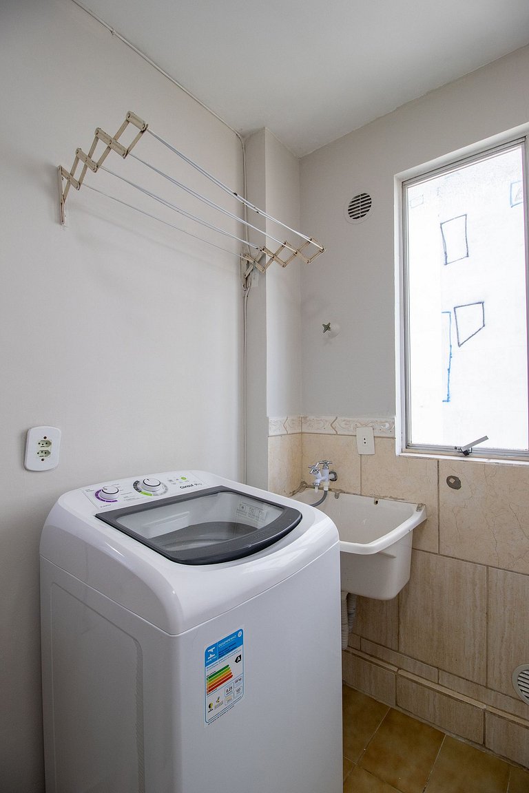 CLI83 - Quadra Mar, Calçadão, Garagem, 1 Dorm