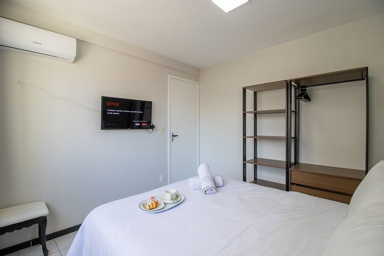 CLI83 - Quadra Mar, Calçadão, Garagem, 1 Dorm