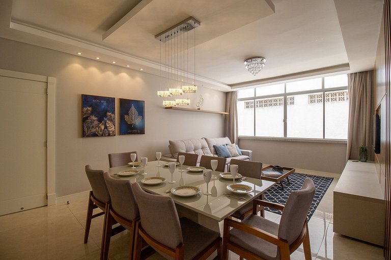PDE3D - 2 Suítes, Av. Atlântica, Moderno, Garagem