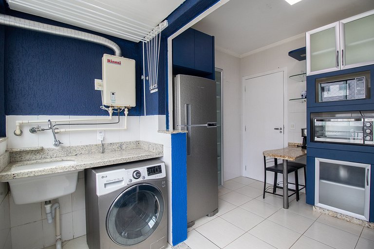 SOL42 - 3Dorm, Climatizado, 3 Garagens, Churrasq