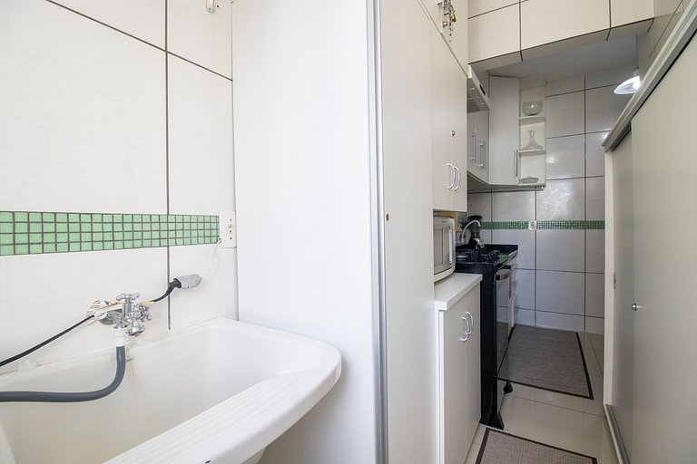 RPA137 - Climatizado, Quadra Mar, Garagem, 1DR