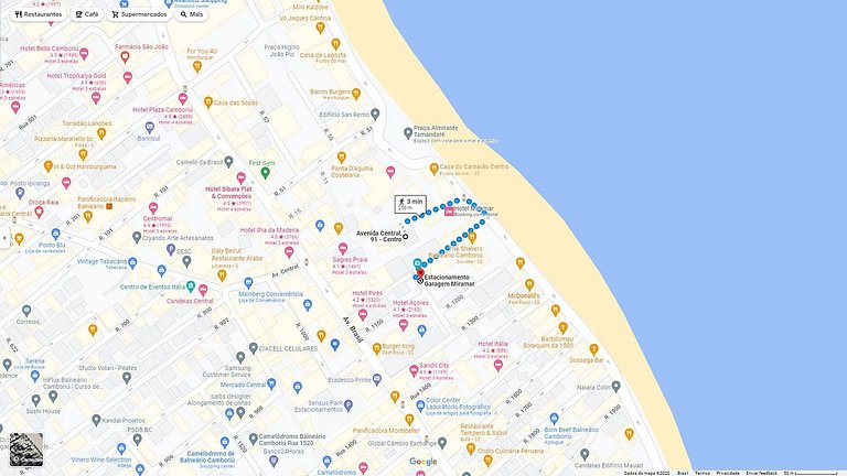 CLI83 - Quadra Mar, Calçadão, Garagem, 1 Dorm