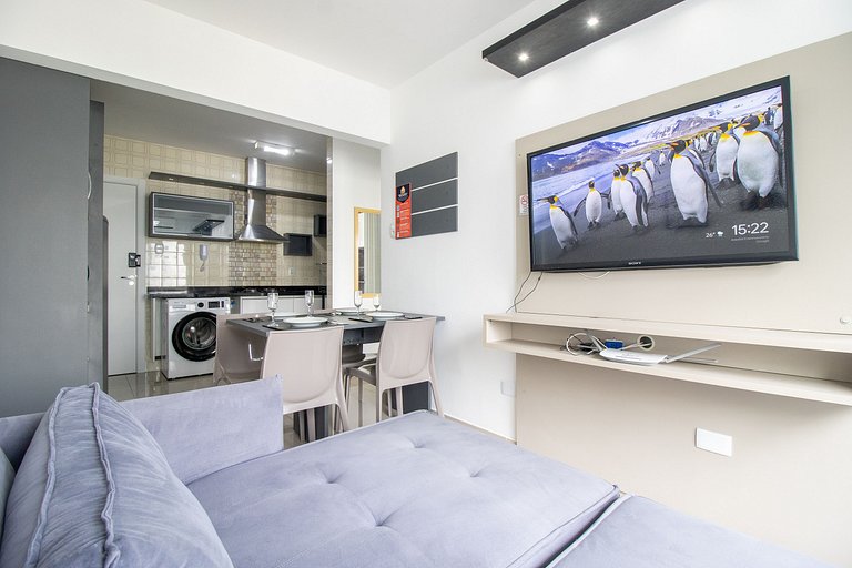 MTEY83 - 1 Dorm, Av. Brasil, Climatizado, Garagem