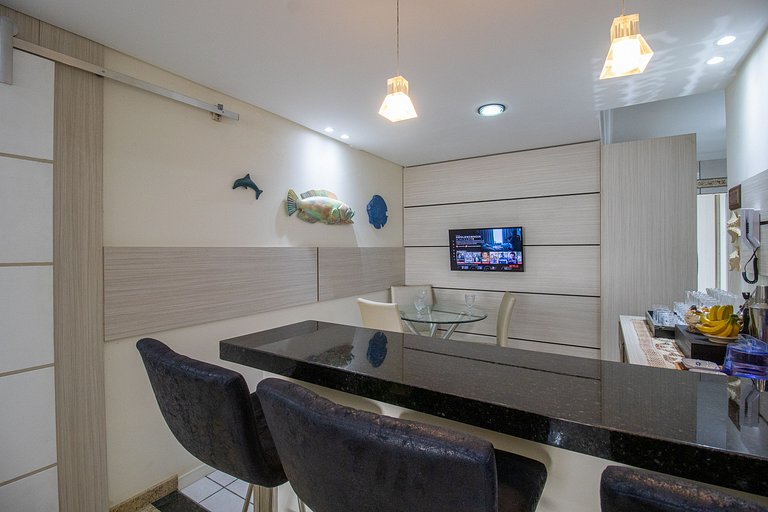 AQR63 - Quadra Mar, Climatizado, 4 Dorm