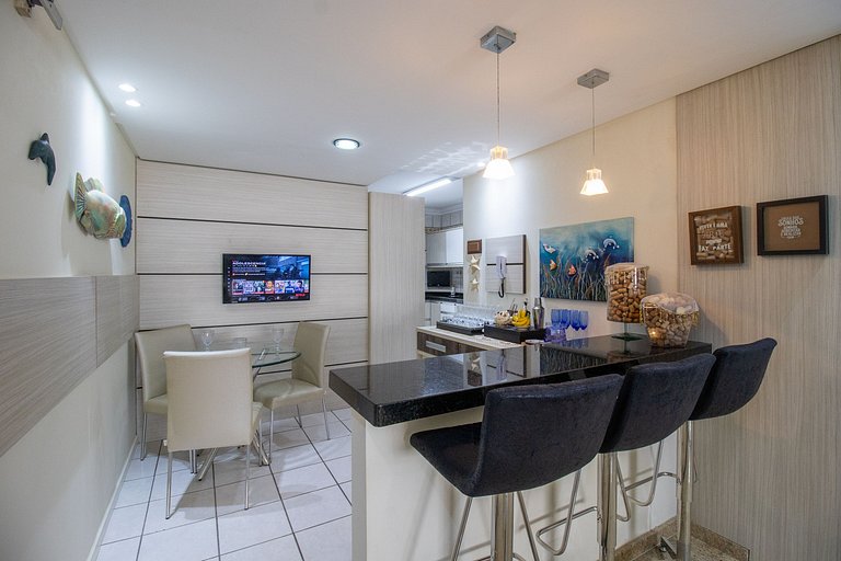 AQR63 - Quadra Mar, Climatizado, 4 Dorm