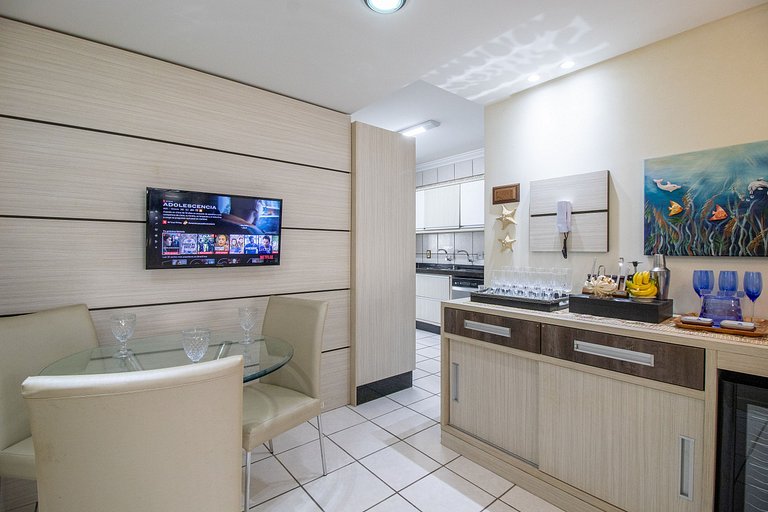 AQR63 - Quadra Mar, Climatizado, 4 Dorm