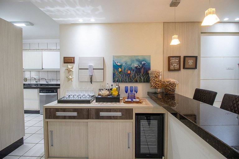 AQR63 - Quadra Mar, Climatizado, 4 Dorm