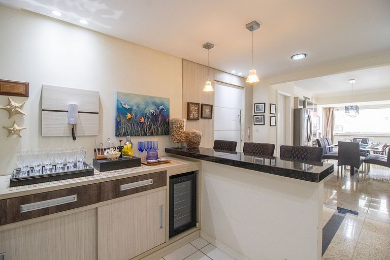 AQR63 - Quadra Mar, Climatizado, 4 Dorm