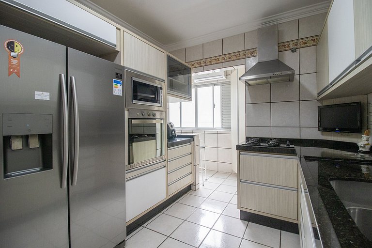 AQR63 - Quadra Mar, Climatizado, 4 Dorm, Garagem