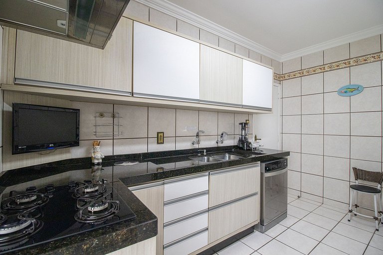 AQR63 - Quadra Mar, Climatizado, 4 Dorm, Garagem