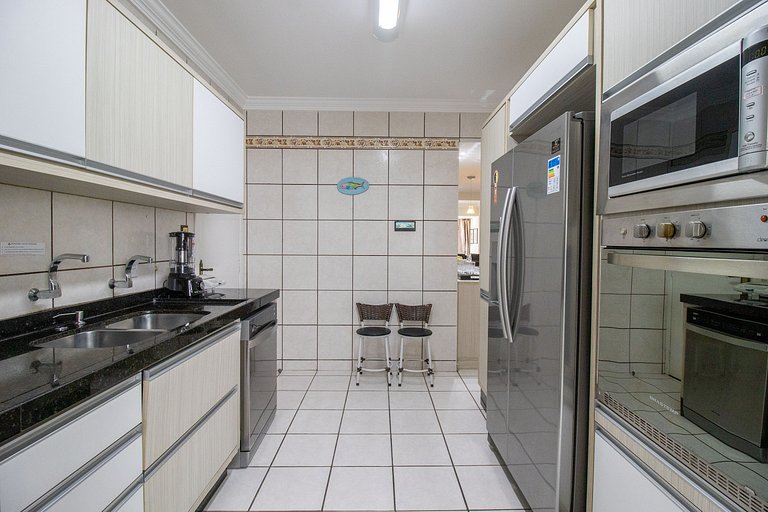 AQR63 - Quadra Mar, Climatizado, 4 Dorm