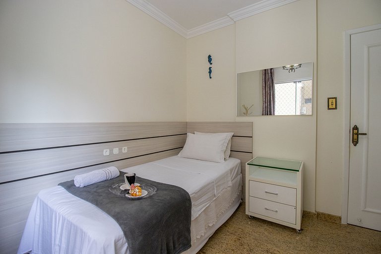 AQR63 - Quadra Mar, Climatizado, 4 Dorm