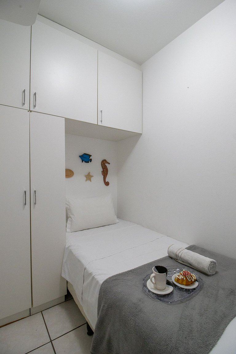 AQR63 - Quadra Mar, Climatizado, 4 Dorm