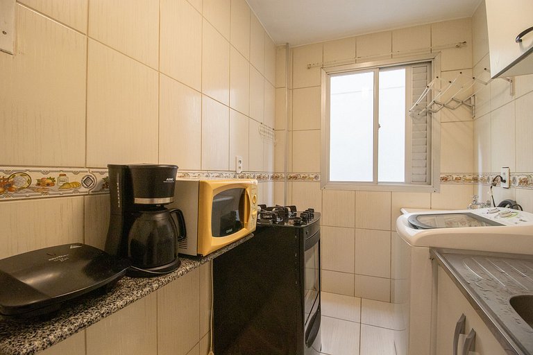 ACC43B - 1 Dorm Climatizado, Quadra Mar, Garagem