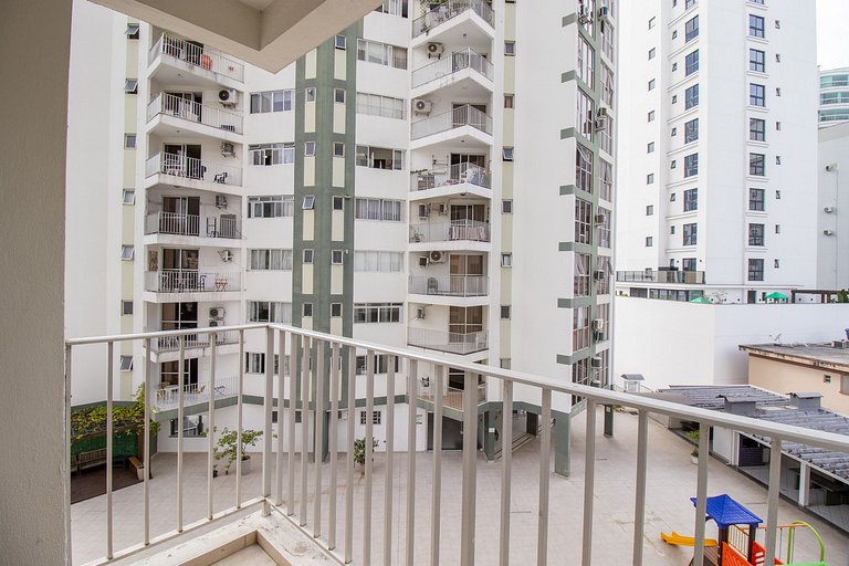 CRM38 - 2Dorm, Climatizado, Centro, Garagem, Wi-fi