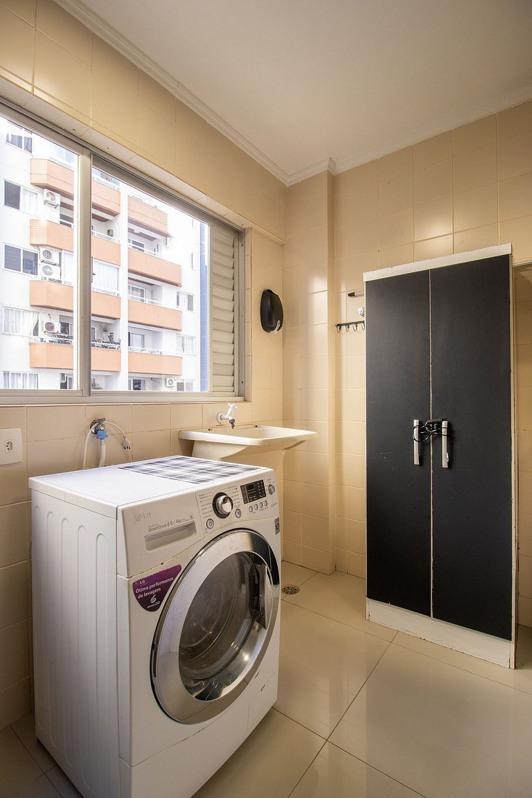 VNZ84A - Quadra Mar, 1 Dorm Climatizado, Tv Smart