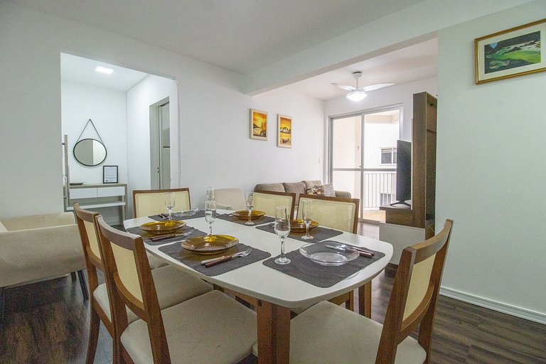 CRM75 - Centro, 3Dorm, TV Smat, Garagem, Wi-fi