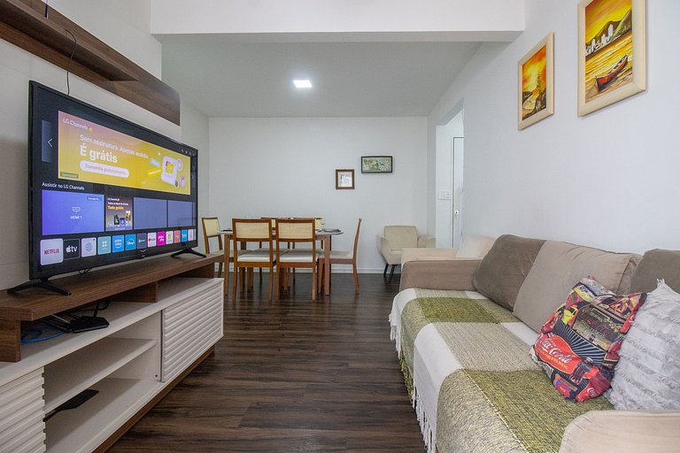 CRM75 - Centro, 3Dorm, TV Smat, Garagem, Wi-fi