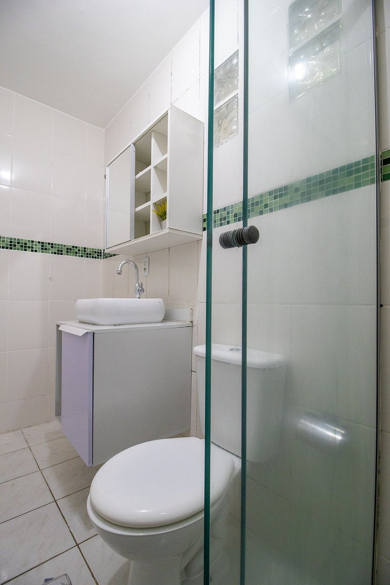 DRS44B - Lado ao Shopping Atlântico, 2 Dorm, Wi-Fi