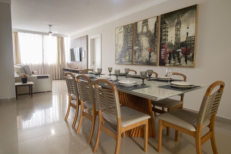 IMP21 - Calçadão, Frente Mar, 3 Suítes + 1 Dorm