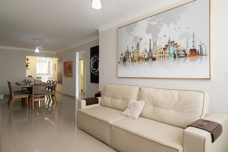 IMP21 - Calçadão, Frente Mar, 3 Suítes + 1 Dorm