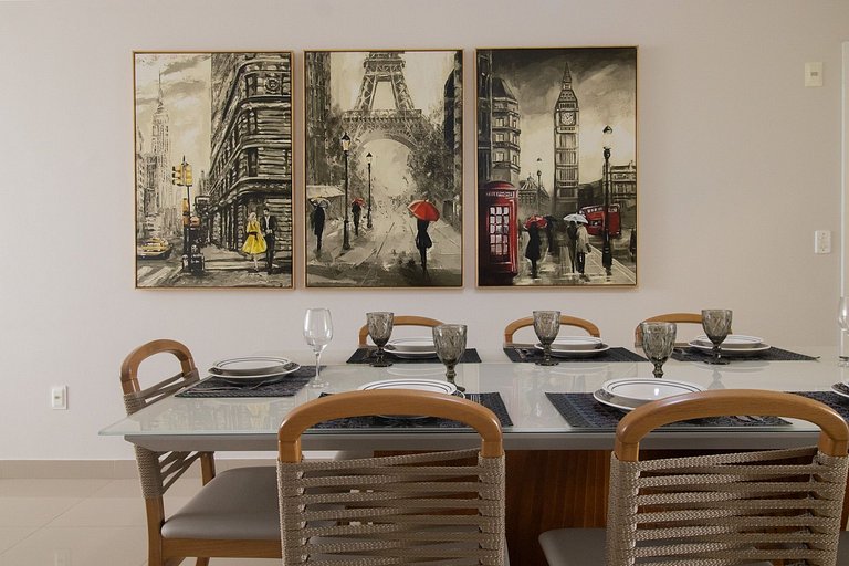 IMP21 - Calçadão, Frente Mar, 3 Suítes + 1 Dorm