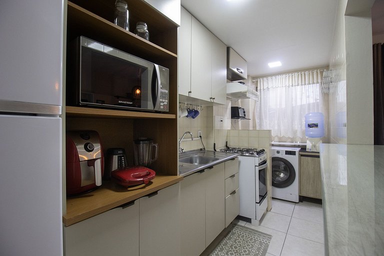 JDF22 - 1 Dorm, Quadra Mar, TV Smart