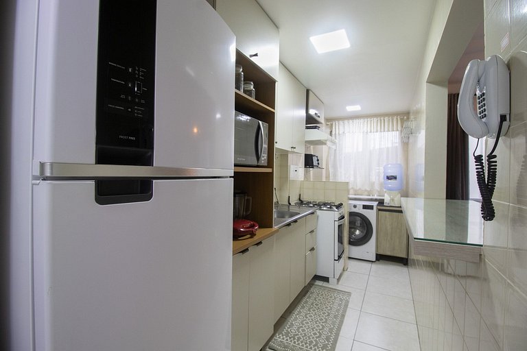 JDF22 - 1 Dorm, Quadra Mar, TV Smart