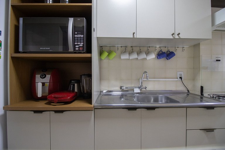 JDF22 - 1 Dorm, Quadra Mar, TV Smart