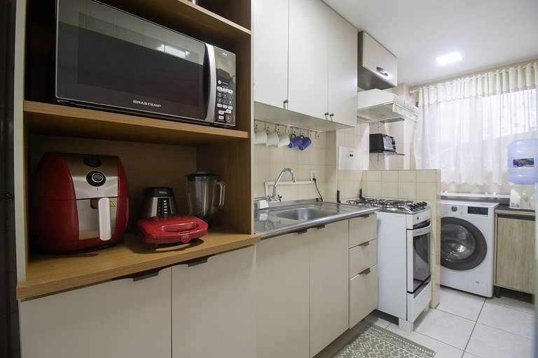 JDF22 - 1 Dorm, Quadra Mar, TV Smart