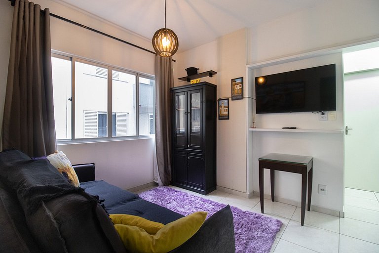 JDF22 - 1 Dorm, Quadra Mar, TV Smart