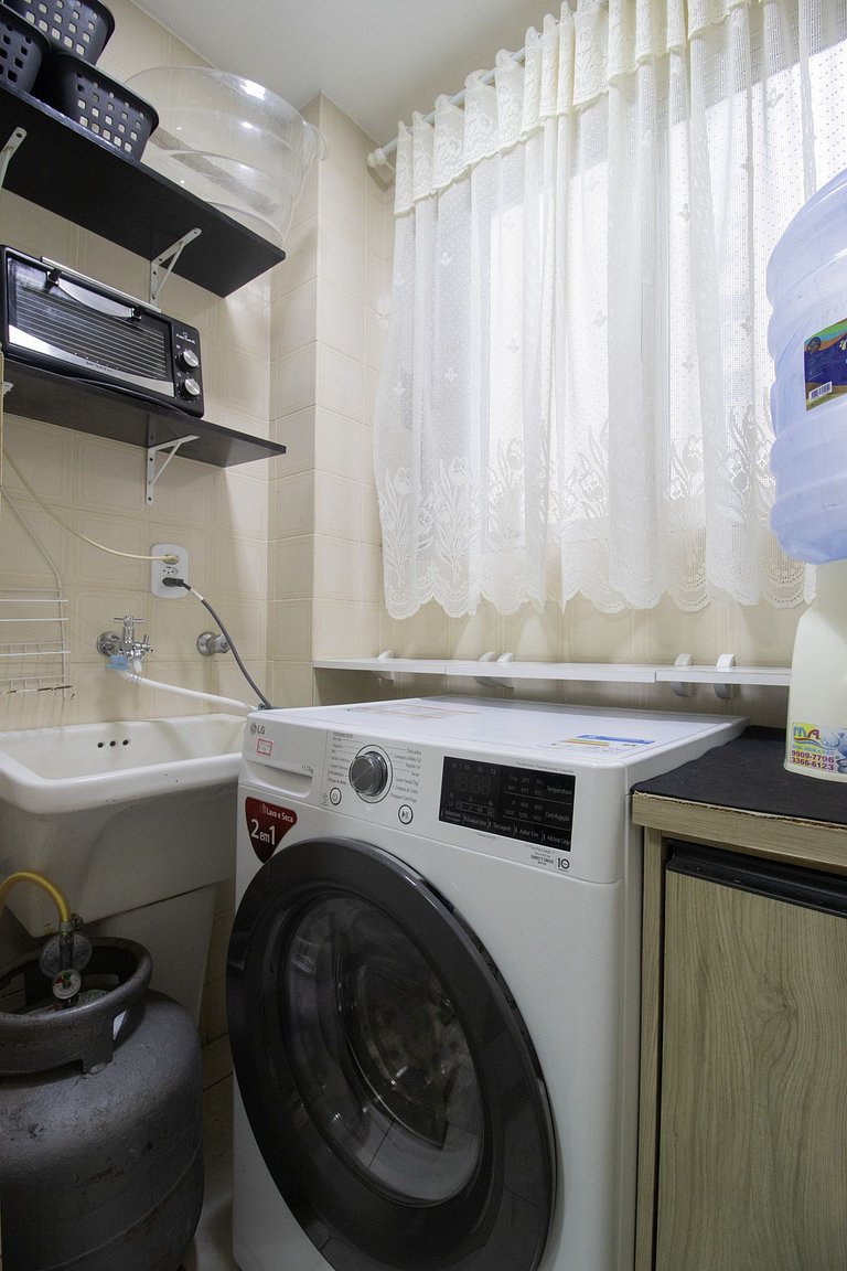 JDF22 - 1 Dorm, Quadra Mar, TV Smart