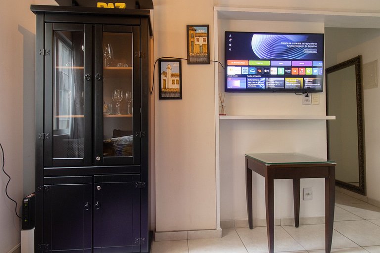 JDF22 - 1 Dorm, Quadra Mar, TV Smart